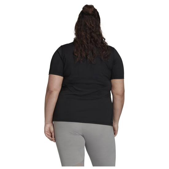 Adidas Γυναικεία κοντομάνικη μπλούζα Techfit Training Tee (Plus Size)